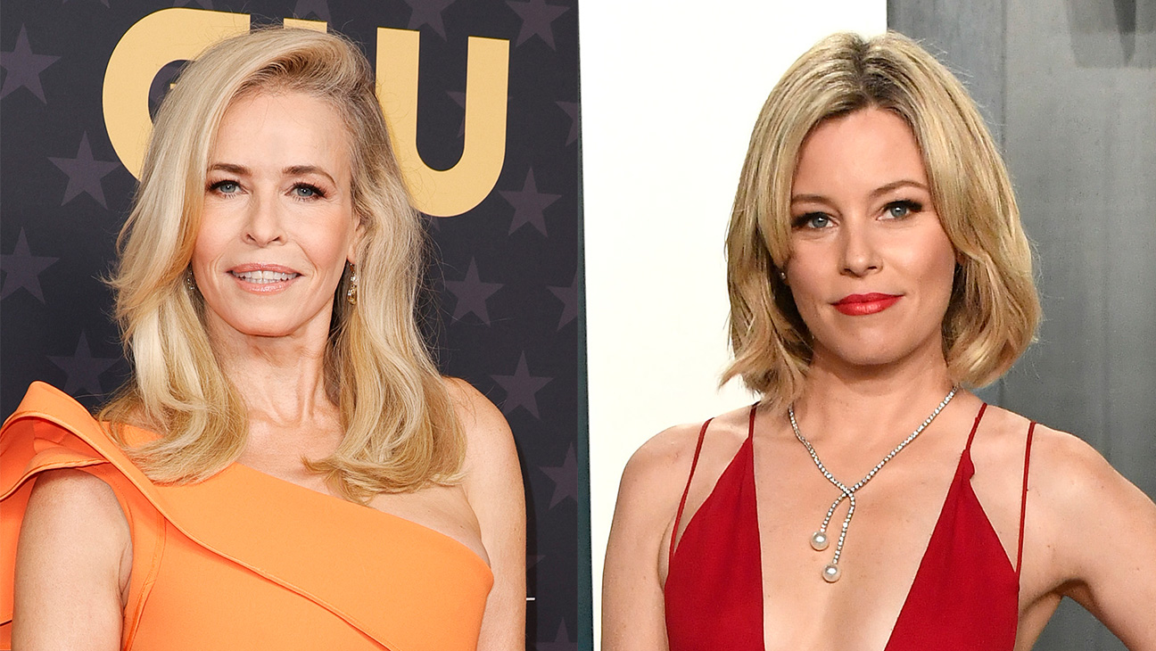 Chelsea Handler and Elizabeth Banks