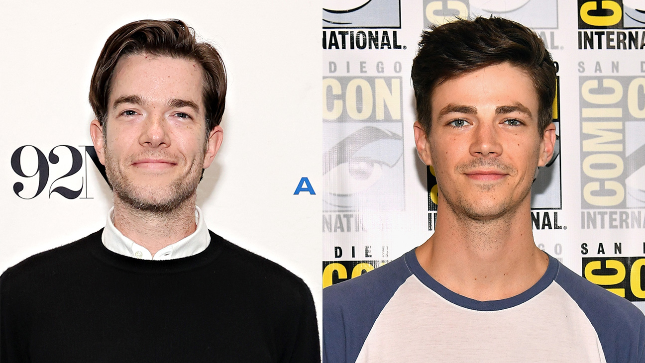 John Mulaney and Grant Gustin