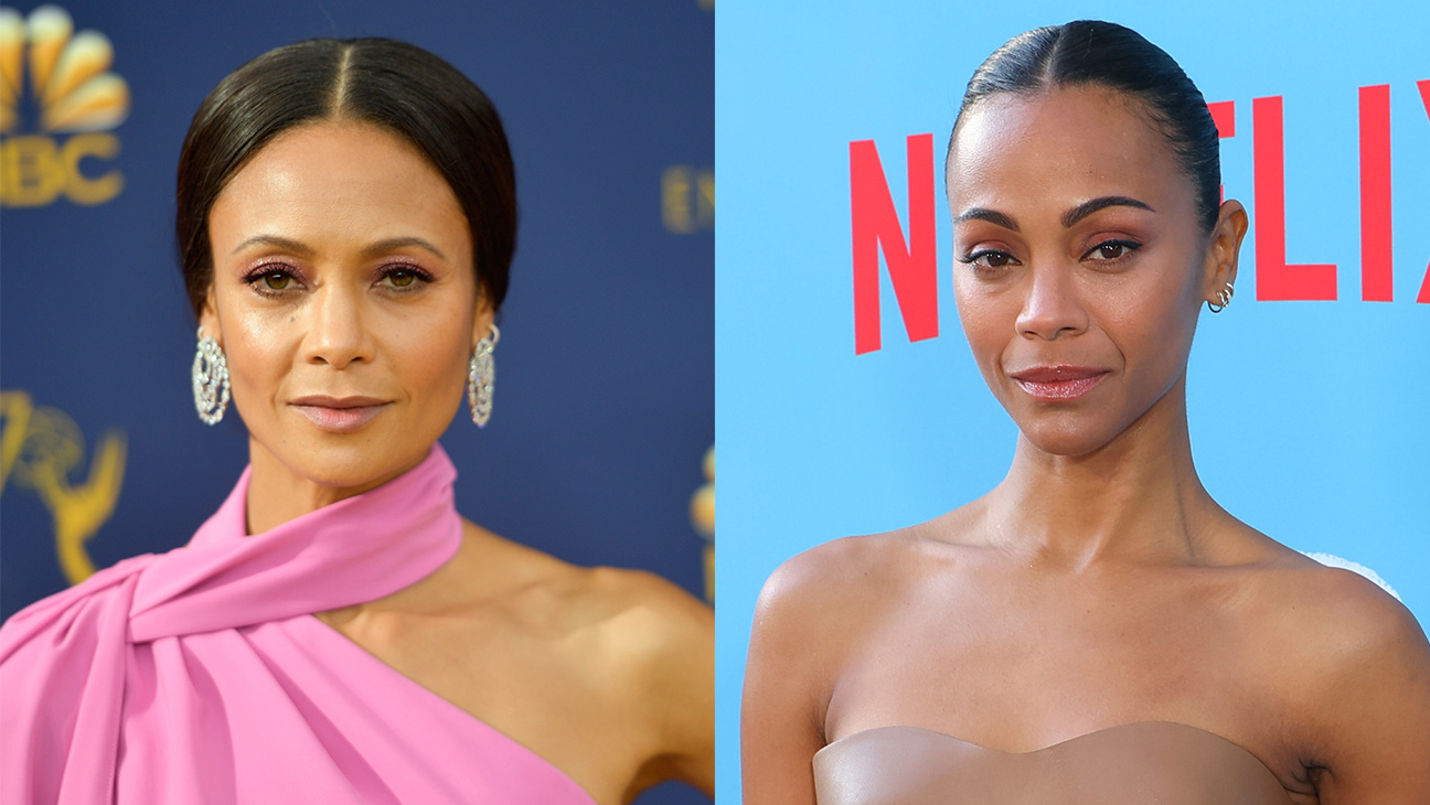 Thandiwe Newton and Zoe Saldaña